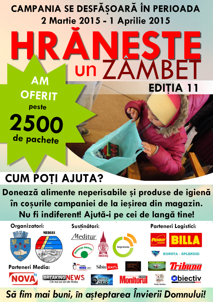 Afis Hraneste Un zambet 2015