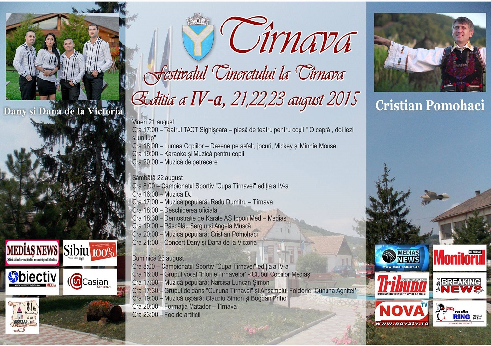 festivalul tineretului tirnava 2015