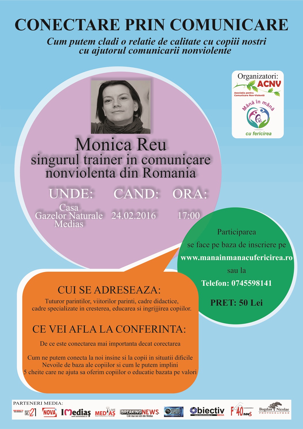 Conferinta pentru parinti-Monica REU-Conectarea prin comunicare