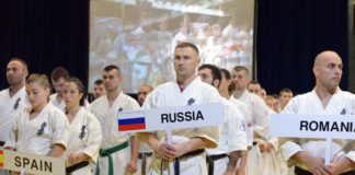 Participare aproape dublA? la Campionatul Mondial de Karate de la Sibiu, faEi??A? de ediEi??ia anterioarA?