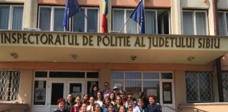 FOTO | „Școala Altfel” la Inspectoratul de Poliție Județean Sibiu