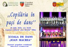 COPILĂRIA ÎN PAȘI DE DANS – proiectul cultural care aduce pe scenele sibiene energia și pasiunea a sute de copii și tineri