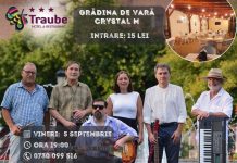 Recital Crystal M la Grădina de Vară Traube: muzică live, country & pop, într-o seară de toamnă la Mediaș