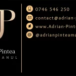 Carte de vizitia Adrian Pintea Magician Mures