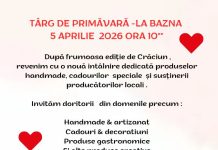 Bazna găzduiește pe 5 aprilie un Târg de Primăvară dedicat produselor handmade