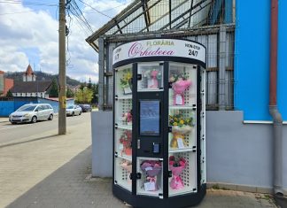 VIDEO | Gesturi frumoase non-stop | Florăria Orhideea lansează tonomatul de flori în Mediaș