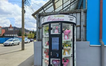 VIDEO | Gesturi frumoase non-stop | Florăria Orhideea lansează tonomatul de flori în Mediaș