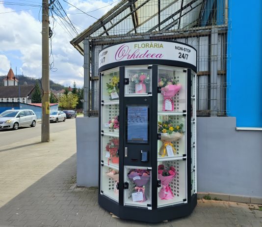 Flori și gesturi frumoase la orice oră, pentru orice ocazie | Tonomatul non-stop de flori de la Florăria Orhideea, disponibil în Mediaș