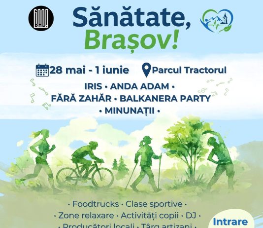 Brașovul devine capitala sănătății și energiei pozitive: 5 zile dedicate mișcării, muzicii și stării de bine