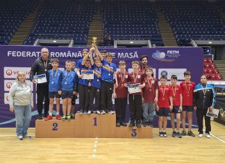 Trei sportivi ai CSM Mediaș, vicecampioni naționali la tenis de masă