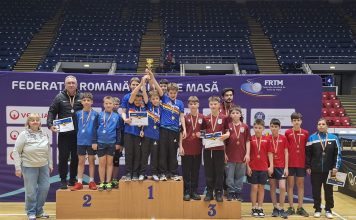 Trei sportivi ai CSM Mediaș, vicecampioni naționali la tenis de masă