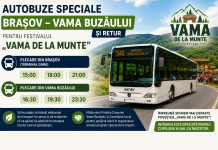 Autobuze speciale Brașov – Vama Buzăului și retur pentru Festivalul „Vama de la Munte”