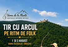 Tir cu arcul pe ritm de folk, la Festivalul Național „Vama de la Munte”