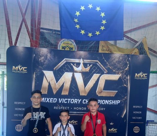 Patru medalii de aur pentru Dragon Fight Academy Mediaș la competiția MVC de la Apahida
