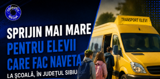 Sprijin mai mare pentru elevii care fac naveta la școală, în județul Sibiu