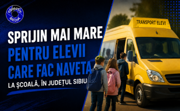 Sprijin mai mare pentru elevii care fac naveta la școală, în județul Sibiu