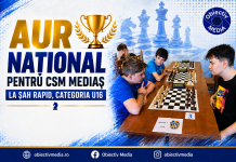 Aur național pentru CSM Mediaș la șah rapid, categoria U16