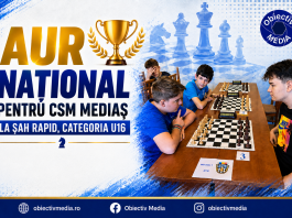 Aur național pentru CSM Mediaș la șah rapid, categoria U16