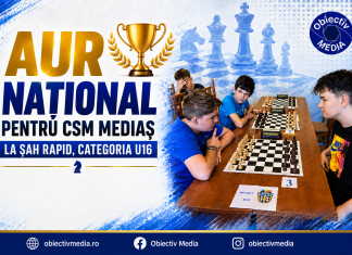Aur național pentru CSM Mediaș la șah rapid, categoria U16